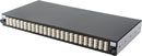 PANNEAU LC MM 96 voies, 24x Quad 1U, tiroir coulissant et gestion de câbles, noir