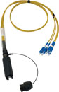 CANFORD FIBRECO connecteur de câble HMA Junior, 4 canaux, SM avec épanoui connecteurs fibre SC, 500mm