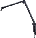 K&M 23868 ADJUSTABLE MIC ARM With desk clamp, 430-805mm range, 1kg capacity, internally wired