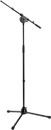 K&M 21010 BOOM STAND Folding legs, 1030-1730mm, two-piece 420-730mm boom, die-cast base, black