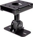 K&M 19420 LOUDSPEAKER MOUNT Ceiling, up to 22kg, 0-75 degree tilt, 90 degree swivel, black