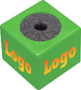 CANFORD BADGE MICRO plastique, carré, coloré, 1x logo sur 4 faces (spécifier les détails)