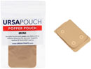 URSA POPPER POUCH With press fasteners, horizontal/vertical, mini, beige
