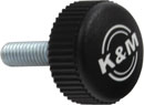 K&M 01-82-838-55 BOUTON DE SERRAGE M6 x22mm, avec logo K&N