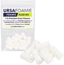 URSA FOAMIE SLEEVE MICROPHONE MOUNT Soft foam, 18 x 9mm, white (pack of 12)