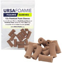 URSA FOAMIE SLEEVE MICROPHONE MOUNT Soft foam, 18 x 9mm, caramel (pack of 12)
