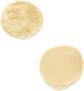 URSA STRAPS PLUSH CIRCLES BONNETTE MICRO poils courts, beige (pack de 9 Circles/30 Stickies)
