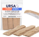 URSA FURRY STRIPS MICROPHONE COVER Beige (pack of 9)