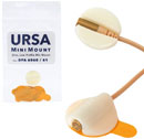 URSA CIRCULAR MINIMOUNT MICROPHONE MOUNT For DPA 6060, 15mm diameter, white