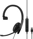 EPOS ADAPT 130 USB II MICRO-CASQUE monaural, contrôle d'appel intégré, USB