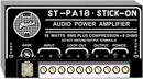 RDL ST-PA18 AMPLIFICATEUR mono, 1x entrée symétrique/asymétrique, 18W, 8ohms