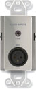 RDL DS-J3M INTERFACE AUDIO double entrée, micro/ligne 1x 3.5mm/1x entr.XLR, sort.borne, inox