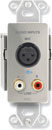 RDL DS-TPSL2A EMETTEUR AUDIO actif, deux paires, 3-pin XLR in, entrée RCA stéréo, argent