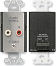 RDL DS-CIJ3D AUDIO INTERFACE Input, 3.5mm jack/dual RCA in, stainless steel