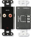 RDL DB-J2 AUDIO INTERFACE Input, dual RCA in, line level, black