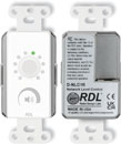 RDL D-NLC1R NETWORK REMOTE Level control, rotary encoder, with LEDs, Dante, white