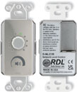 RDL DS-NLC1R NETWORK REMOTE Level control, rotary encoder, with LEDs, Dante, stainless steel