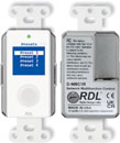RDL D-NMC1R NETWORK REMOTE Level control, rotary encoder, LCD display, Dante, white