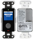 RDL DB-NMC1R NETWORK REMOTE Level control, rotary encoder, LCD display, Dante, black