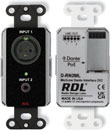 RDL DB-RN2ML DANTE AUDIO INTERFACE Bi-directional, 2x2, XLR/3.5mm jack in, mic/line, black