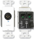 RDL D-TPR1A AUDIO RECEIVER Active single-pair, 3-pin XLR mic/line out, Format-A, white