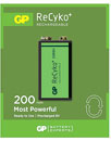 GP 20R8H RECYKO+ PILE NiMH, format 1604, PP3, 200mAh, 8.4V