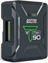 ANTON BAUER TITON 90 BATTERY V-Mount, P-Tap output/charging, USB-A port, 92Wh