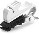 DPA SCM0004-W PINCE CRAVATE plastique, pour micros miniatures DPA, blanc