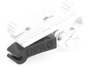 DPA SCM0008-W SUPPORT MICRO double pince, pour 2x micro-cravate séries 4060, double verrou, blanc