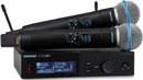 SHURE SLXD24D+/B58 RADIOMIC SYSTEM Fixed dual RX, 2x handheld TX, Beta58A, 823-865 MHz ((S50)