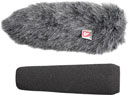 RYCOTE 055207 SGM FOAM BONNETTE MOUSSE trou + Windjammer, trou 19-22mm, long. 150mm, pour micro canon