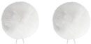 BUBBLEBEE TWIN WINDBUBBLES BONNETTE micro-cravate, taille 3, trou 40mm, pack de 2, blanc