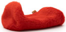 BUBBLEBEE SPACER COVER XS+ Multi-pile, for Spacer Bubble, red