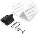 BUBBLEBEE LAV CONCEALER MIC MOUNT For Sennheiser ME 2, black
