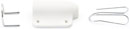 BUBBLEBEE LAV CONCEALER MIC MOUNT For Sony ECM-V1, white