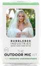 BUBBLEBEE BRIDE OUTDOOR MIC KIT For wedding videographer, white
