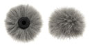 BUBBLEBEE WINDBUBBLE PRO BONNETTES Extra-Small, pour micro-cravate 3-5mm, gris, pack de 2