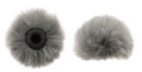 BUBBLEBEE WINDBUBBLE PRO BONNETTES Small, pour micro-cravate 5-6.5mm, gris, pack de 2