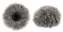 BUBBLEBEE WINDBUBBLE PRO BONNETTES Medium, pour micro-cravate 6-8mm, gris, pack de 2