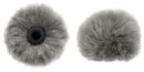 BUBBLEBEE WINDBUBBLE PRO EXTREME BONNETTES Small, pour micro-cravate 5-6.5mm, gris, pack de 2