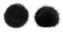 BUBBLEBEE WINDBUBBLE PRO EXTREME WINDSHIELDS Large, long-haired, black (pack of 2)