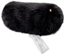BUBBLEBEE FUR WIND JACKET Multi-pile fur, for Rycote Modular Windshield Kit 1, black