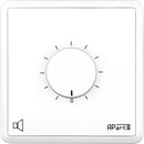 APART E-VOLST CONTROLE DE VOLUME Stéréo, 2x 40W/4, blanc