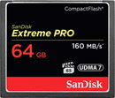 SANDISK SDCFXPS-064G-X46 EXTREME PRO 64GB CARTE MEMOIRE COMPACT FLASH, 160MB/s