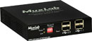 MUXLAB 500770-RX EXTENDER VIDEO récepteur, KVM HDMI sur IP, PoE, portée 100m