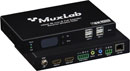 MUXLAB 500850-RX VIDEO EXTENDER Receiver, KVM HDMI over IP, 4K/30, PoE, 100m rea