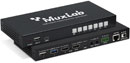 MUXLAB 500882 HDMI/USB VIDEO SELECTOR With mixing, 1080p, 4K/60, USB 3.0