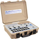 AUDIOPRESSBOX APB-320 C-D-USB SPLITTER DE CONF.portable, Dante, USB-C, active, alim ext./accu, beige