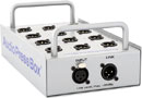 AUDIOPRESSBOX APB-P112 SB SPLITTER DE CONF.passif, boîte de scène, 1x entrée ligne, 12x sortie micro