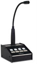 GLENSOUND BEATRICE PM4 PAGING MICROPHONE 4-channel, 12-inch gooseneck mic, Dante/AES67